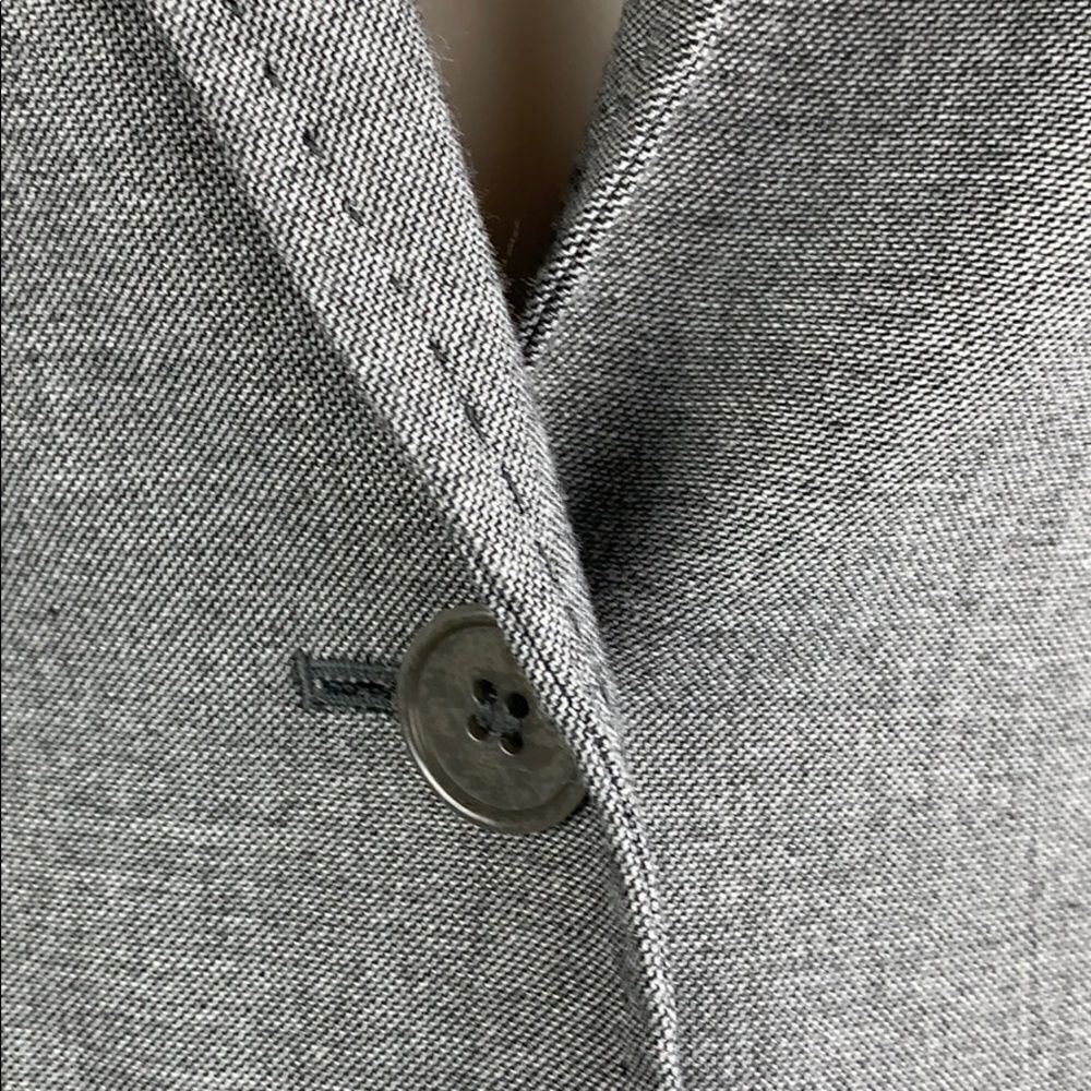 Talbots Grey Single button career blazer - Picture 3 of 8